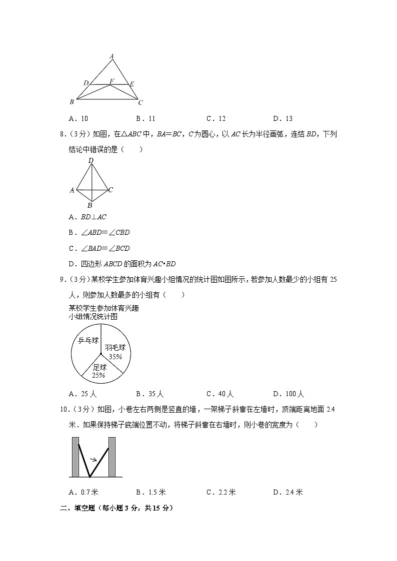 河南省南阳市唐河县2022-2023学年八年级上学期期末数学试卷02