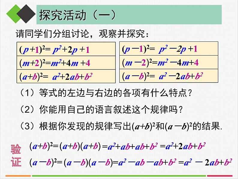 《完全平方公式》PPT课件4-八年级上册数学人教版(1)第4页