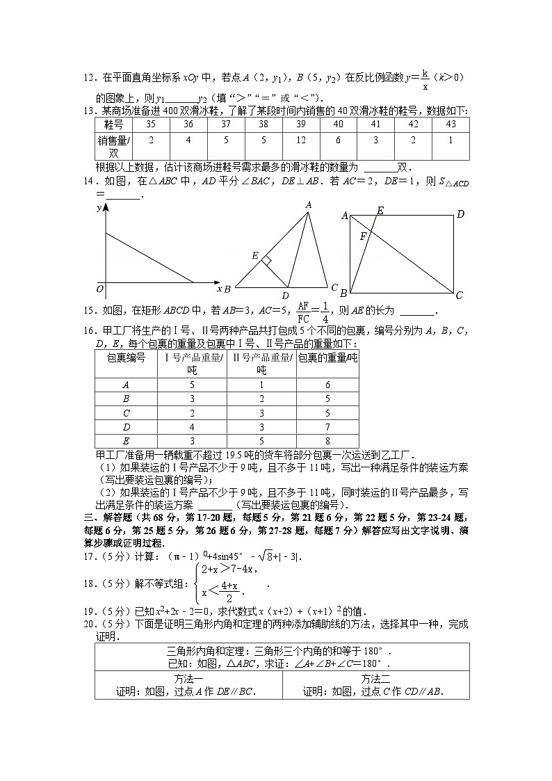 2022年北京市中考数学试卷+精细解析第2页