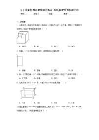 苏科版七年级上册5.1 丰富的图形世界精练