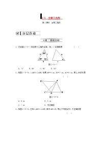 初中数学2.5 全等三角形课后复习题