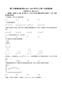 福建省厦门市集美实验学校2022-2023学年九年级下学期第一次月考数学试题(无答案)