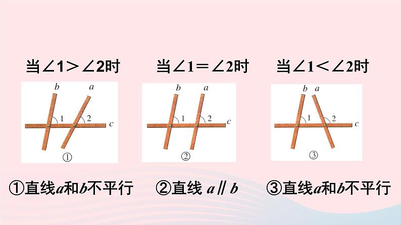 第二章相交线与平行线2探索直线平行的条件第1课时从同位角判定两直线平行课件（北师大版七下）07