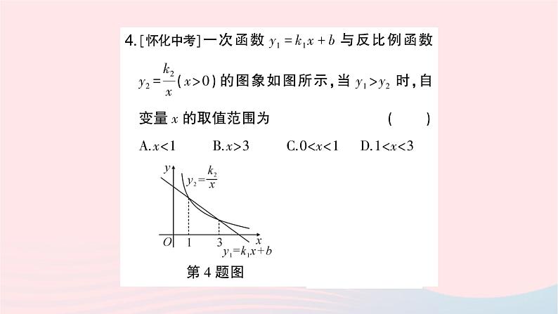 2023九年级数学上册第1章反比例函数1.2反比例函数的图象与性质第3课时反比例函数的图象与性质的综合应用作业课件新版湘教版05