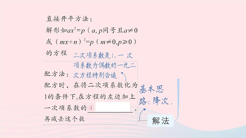 2023九年级数学上册第2章一元二次方程本章归纳复习作业课件新版湘教版第3页