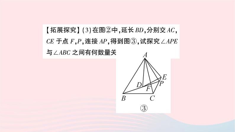 2023九年级数学上册第3章图形的相似综合探究专题相似三角形综合题作业课件新版湘教版第7页