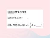 2023九年级数学上册第4章锐角三角函数4.1正弦和余弦第1课时正弦及30°角的正弦值作业课件新版湘教版