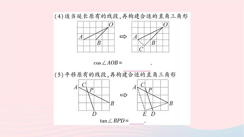 2023九年级数学上册第4章锐角三角函数方法技巧专题求锐角三角函数值的常用方法作业课件新版湘教版06