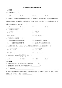 江苏省泰州市2023年七年级上学期月考数学试题(附答案）