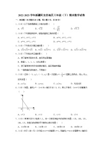 新疆维吾尔自治区阿克苏地区2022-2023学年八年级下学期期末数学试卷