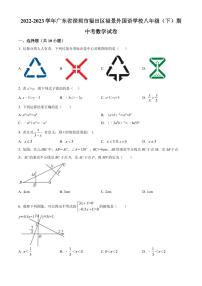 广东省深圳市福田区福景外国语学校2022-2023学年八年级下学期期中考数学试卷（原卷及解析版）