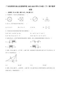 广东省深圳市南山区前海学校2022-2023学年八年级下学期期中数学试卷（原卷及解析版）