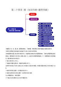 【期中单元知识点归纳】（人教版）2023-2024学年九年级数学上册 第二十四章 圆试卷（知识归纳+题型突破）