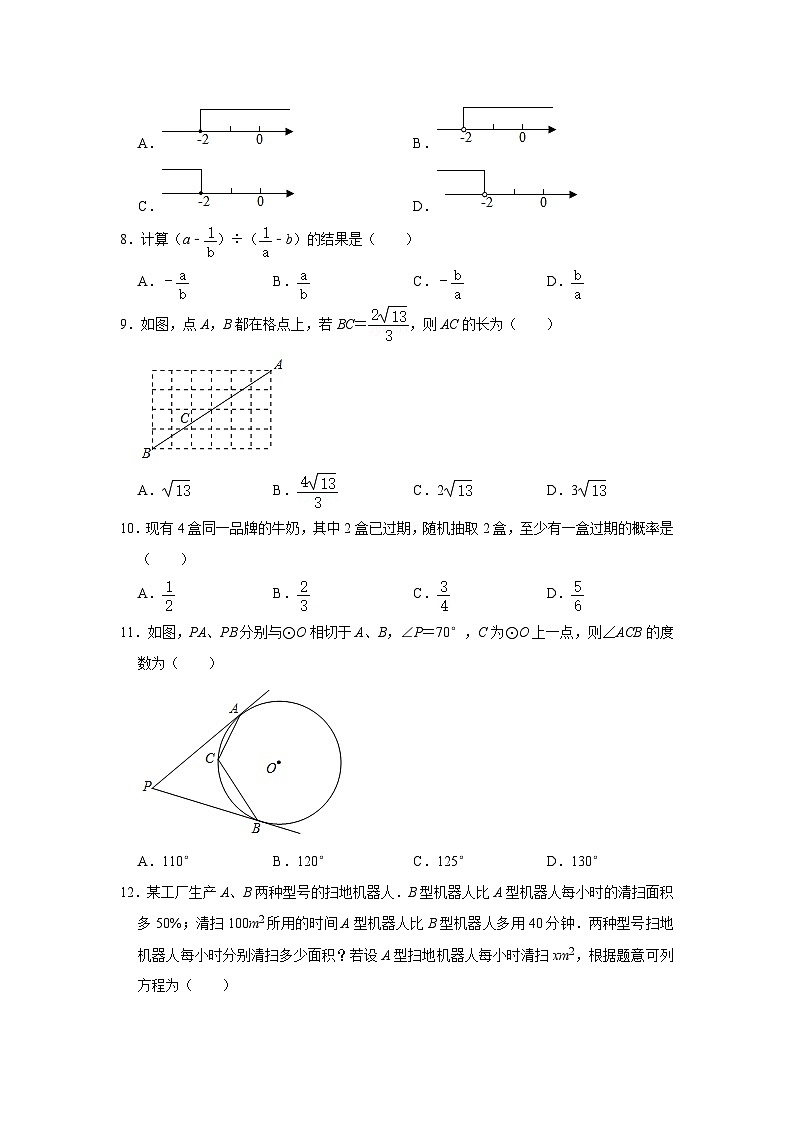 2021年山东省临沂市中考数学真题试卷  解析版02