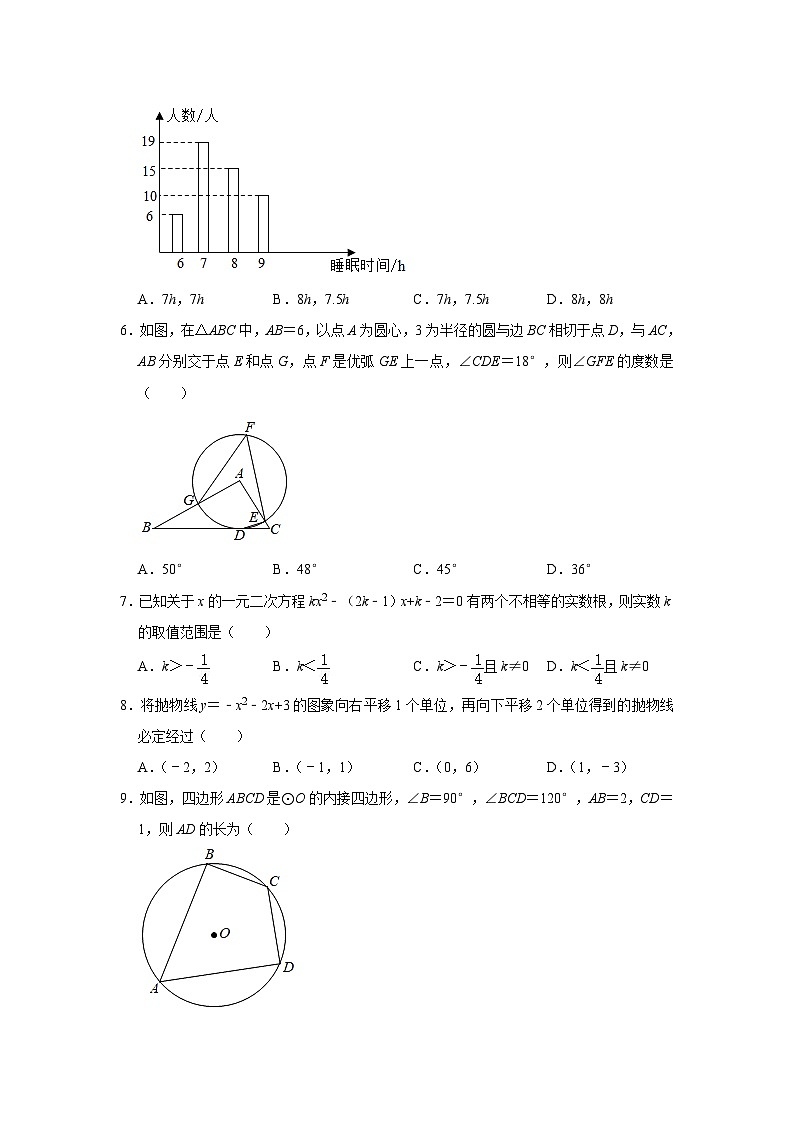 2021年山东省泰安市中考数学真题试卷  解析版02