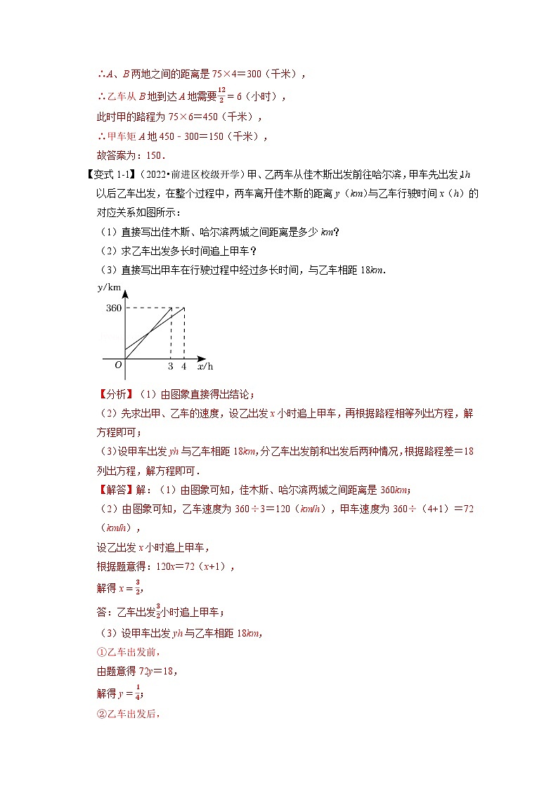 2024年八年级数学下册专题19.5 一次函数的应用【八大题型】（举一反三）（人教版）（原卷版+解析卷）02