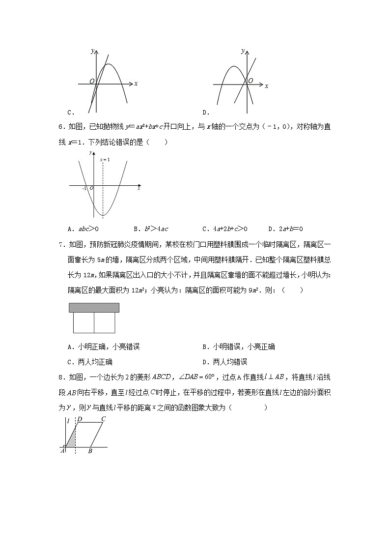 人教版数学 第22章 二次函数 单元精选强化卷02