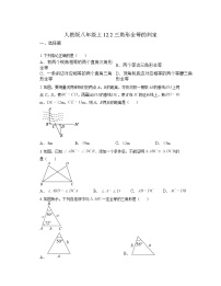 数学12.2 三角形全等的判定综合训练题