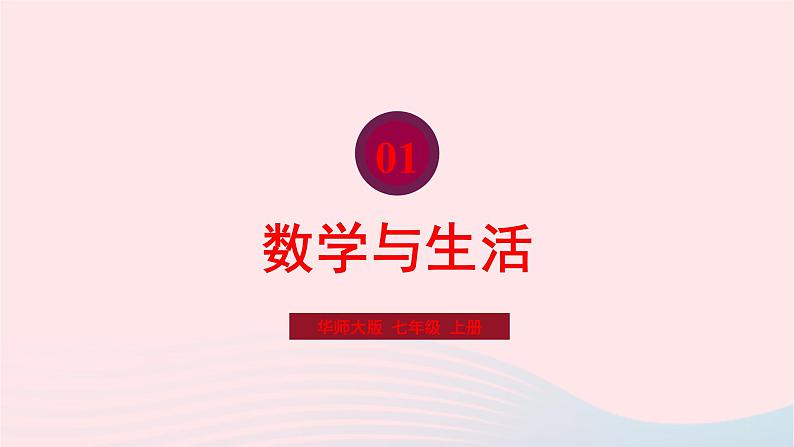 2023七年级数学上册第1章走进数学世界1.1走进数学世界第1课时数学与生活课件（华东师大版）第1页