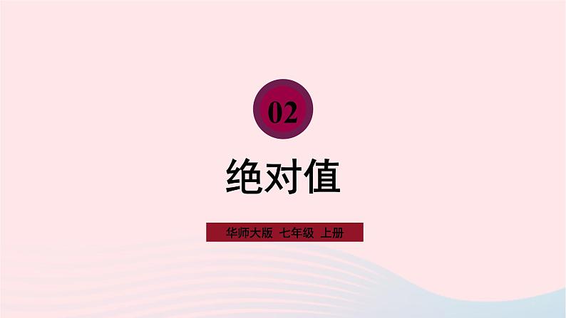 2023七年级数学上册第2章有理数2.4绝对值课件（华东师大版）01