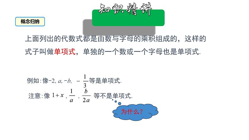 2.1+整式（第2课时）（教学课件）七年级数学上册同步备课系列（人教版）练习题第5页