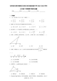 吉林省长春市朝阳区长春力旺实验初级中学2022-2023学年七年级下学期期中数学试题