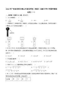 精品解析：2022年广东省深圳市南山外国语学校（集团）高新中学中考数学模拟试卷（一）