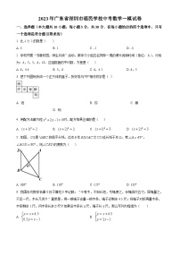 精品解析：2023年广东省深圳市宝安区福民学校中考一模数学试卷