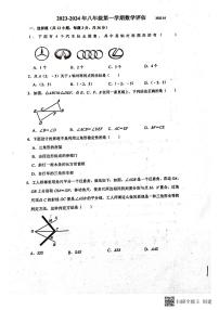 山东省聊城市阳谷县实验中学2023-2024学年八年级上学期第一次月考数学试题