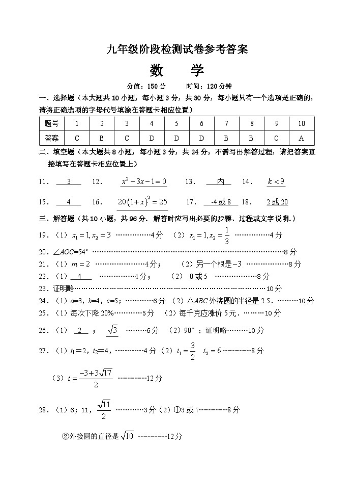 数学参考答案第1页