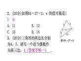 北师大版七年级数学下册第四章三角形第二十七课时认识三角形（二）练习课件