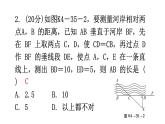 北師大版七年級(jí)數(shù)學(xué)下冊(cè)第四章三角形第35課時(shí)利用三角形全等測(cè)距離練習(xí)課件