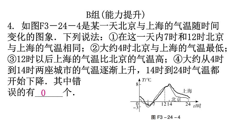 北师大版七年级数学下册第三章变量之间的关系第二十四课时用图象表示的变量间关系(一)分层作业课件05