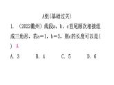 北师大版七年级数学下册第四章三角形第二十七课时认识三角形(二)分层作业课件