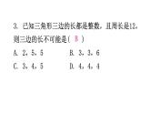 北师大版七年级数学下册第四章三角形第二十七课时认识三角形(二)分层作业课件
