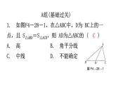 北师大版七年级数学下册第四章三角形第二十八课时认识三角形(三)分层作业课件