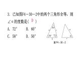 北师大版七年级数学下册第四章三角形第三十课时图形的全等分层作业课件