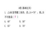 北师大版七年级数学下册第五章生活中的轴对称第38课时简单的轴对称图形（一）分层作业课件