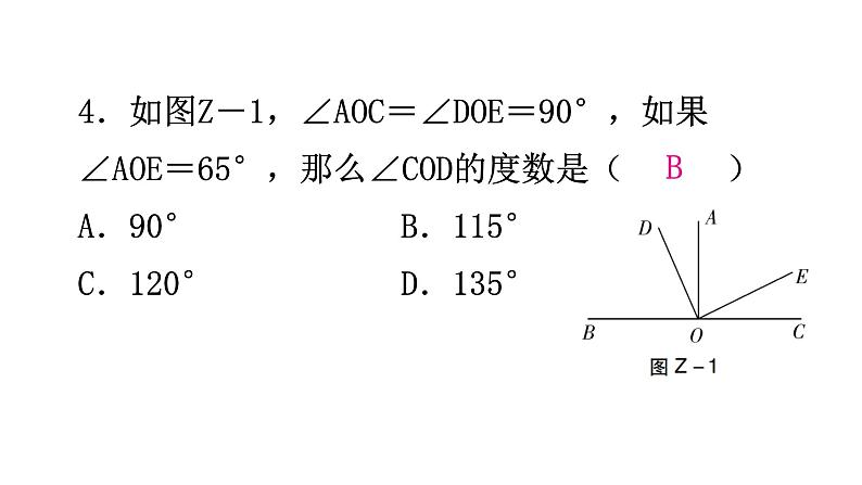 北师大版七年级数学下册期中综合训练课件05