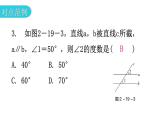 北师大版七年级数学下册第二章相交线与平行线第十九课时平行线的性质（一）教学课件