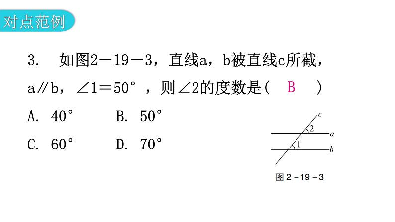 北师大版七年级数学下册第二章相交线与平行线第十九课时平行线的性质（一）教学课件第5页