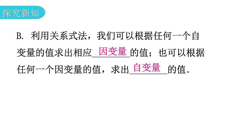 北师大版七年级数学下册第三章变量之间的关系第二十三课时用关系式表示的变量间关系教学课件第6页