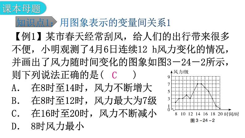 北师大版七年级数学下册第三章变量之间的关系第二十四课时用图象表示的变量间关系（一）教学课件06