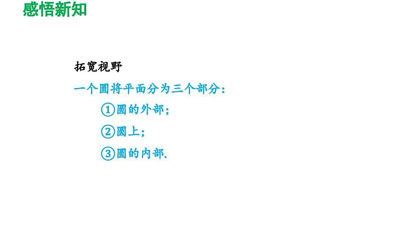 24.2.1 点和圆的位置关系 人教版数学九年级上册导学课件04