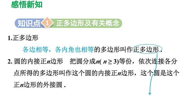 24.3 正多边形和圆 人教版数学九年级上册导学课件第3页