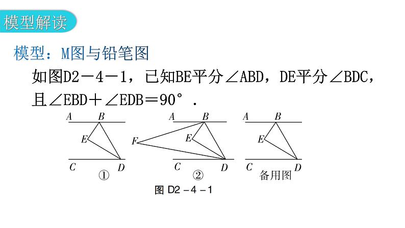 北师大版七年级数学下册专题四模型拓展——平行线中的拐点教学课件第2页