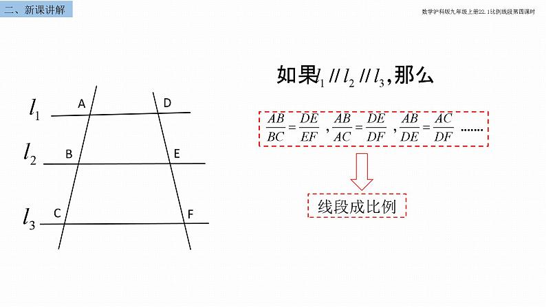 平行线分线段成比例定理课件PPT第6页