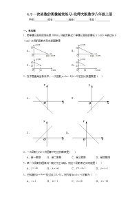 北师大版八年级上册1 函数当堂检测题