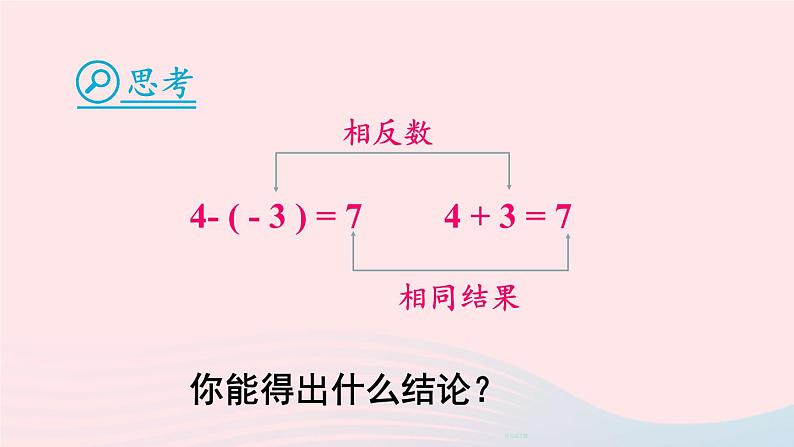 第二章有理数及其运算5有理数的减法课件（北师大版七上）第6页