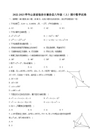 山西省临汾市襄汾县2022-2023学年八年级上学期期中数学试卷